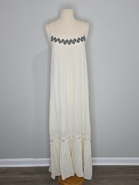 Denim & Supply Ralph Lauren Maxi Dress Off-White/Cream Small Casual Evening